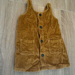 24M corduroy bottom down romper with pockets